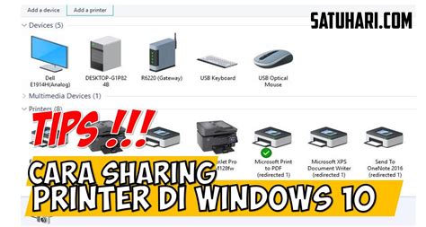 Cara Sharing Printer Ke Komputer Lain Melalui Wifi