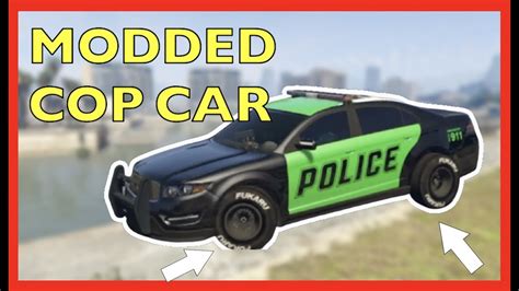 Modded POLICE CAR With Benny S F1 WHEELS GTA 5 Get A Modded Cop Car