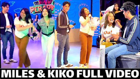 Kiko Estrada DINALAW Si Miles Ocampo Sa Eat Bulaga Live Miles NANGINIG