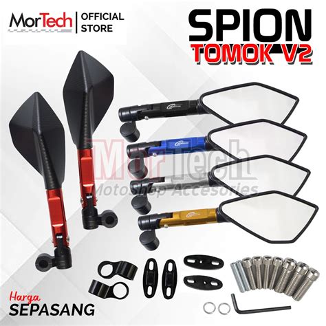 Jual Cnc Kaca Spion Sepion Motor Crf Variasi Model Rizoma Tomok V