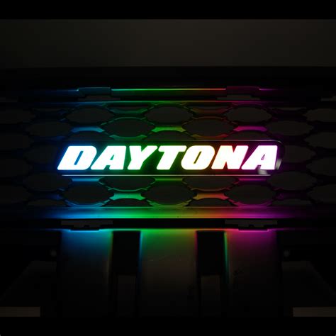 Daytona LED Badge: (Multicolor Flow)