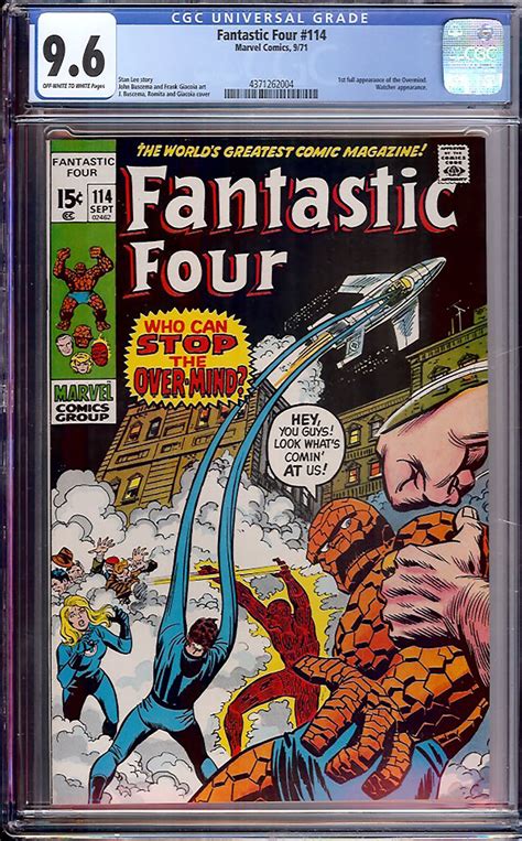 Fantastic Four Cgc Ow W Auction Pedigree Comics