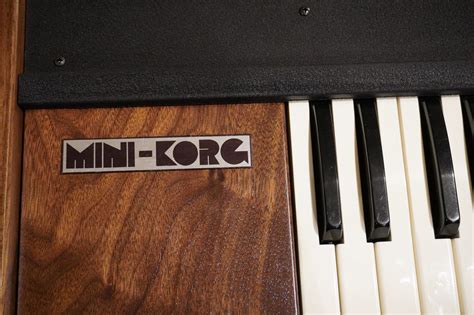 Univox Mini Korg K1 Monophonic Synthesizer With Custom Walnut Cabinet