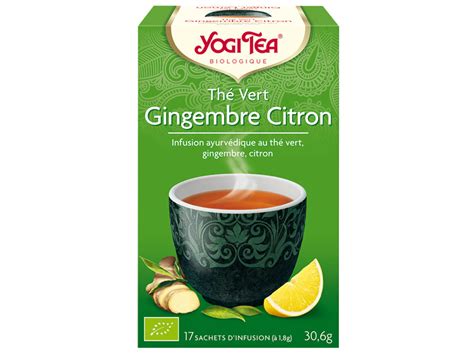 Th Vert Gingembre Citron Gr Tisanes Et Th S Boutique Yoga