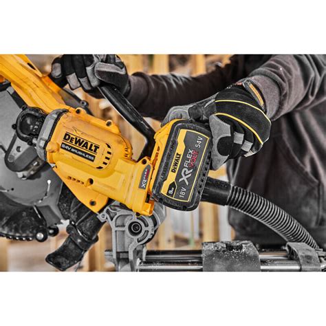 Dewalt Dcs781x2 Gb 54v Xr Flexvolt Brushless 305mm Slide Mitre Saw With