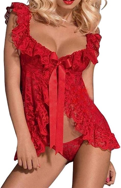 Lingerie Femme Sexy Nuisettes Et Deshabillés Femme Dentelle Ensembles