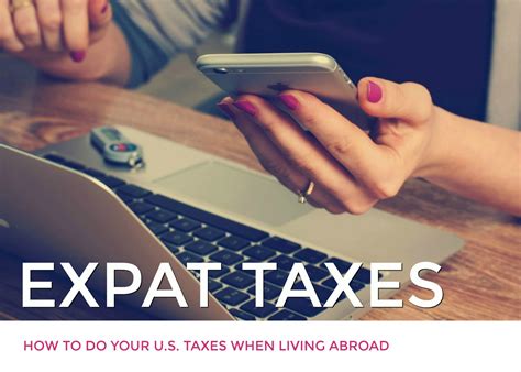 How To Do Us Taxes When Living Abroad Expat Money Tips