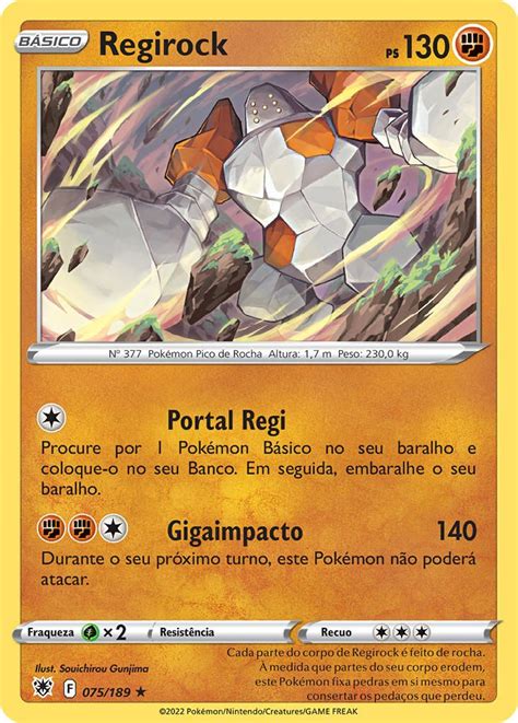 Regirock Pokémon MYP Cards