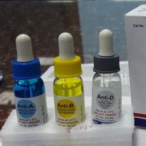 Blood Group Test Kit Blood Group Test Kit Biolab Manufacturer From Mumbai