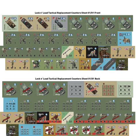 HEXASIM Lock N Load Tactical Replacement Counters