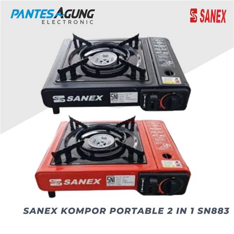 Jual SANEX KOMPOR PORTABLE 2 IN 1 SN883 KOMPOR PORTABLE WELLHOME