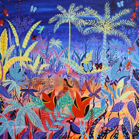 Paintings Of Amazon Rainforest Artists John Dyer And Nixiwaka Yawanawá