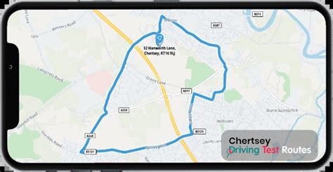 Driving Test Route Area Chertsey Drive Academy