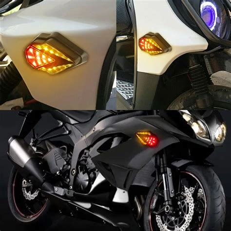 Direccionales Led Secuenciales Carenaje Doble Luz Zxd R Moto Store