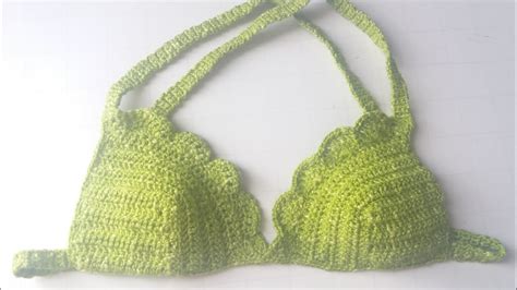 Como Hacer Un Top De Bikini Brasier Corpi O A Crochet Paso A Paso