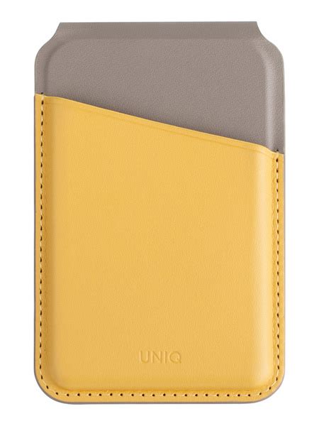 Картхолдер для смартфона Uniq Lyden MagSafe магнитный, из экокожи с ...