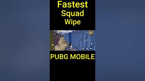 😎 Fastest Squad Wipe Pubg Mobile Solo Vs Squad Shorts Youtube