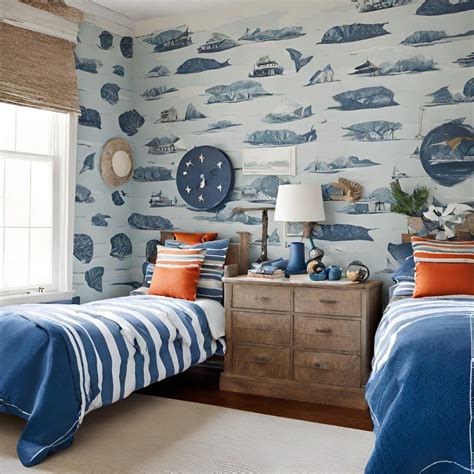 50 Charming Boys Bedroom Wallpaper Styles - Roxanna Jaye