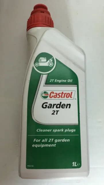 HUILE CASTROL GARDEN 2T 1 Litre Pour Tondeuse À Gazon Tronçonneuse Et