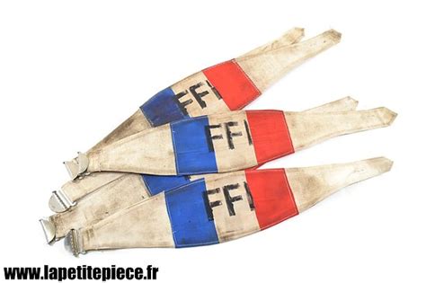 Repro Brassard Ffi Résistant France Ww2 Ffl Forces Françaises De L