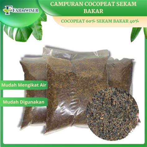 Campuran Cocopeat Sekam Bakar Cocopeat Sekam Bakar Mix L