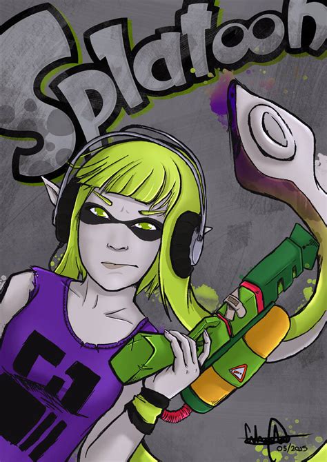 Splatoon Inkling By Sahtiwaari On Deviantart