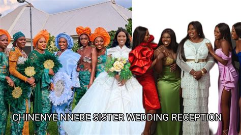 Chinenye Nnebe And Her Siblings At Her Sister Wedding Reception