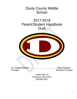 Dooly County Middle School Fill Online Printable Fillable Blank