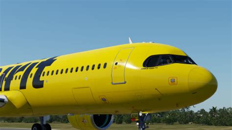 Spirit Airlines Liveries For The A Neo By Toliss Carda Mod Textures