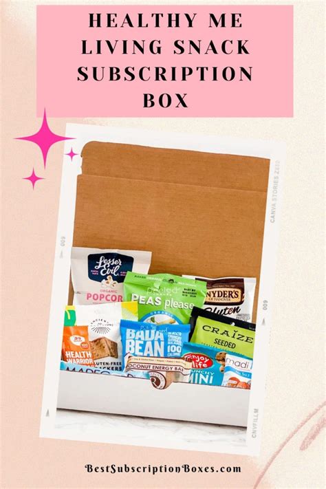 Healthy Me Living Snack Subscription Box