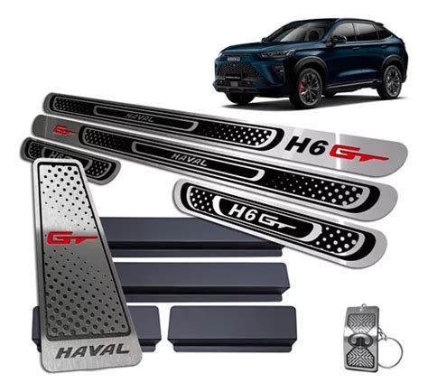 Haval H6 Gt 2024 Soleira Ar E Descanso Em Inox Parcelamento Sem Juros