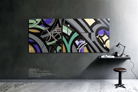 ABSOLUTE. MURAL PAINTING ON THE PLYWOOD. ABSTRACT ART on Behance