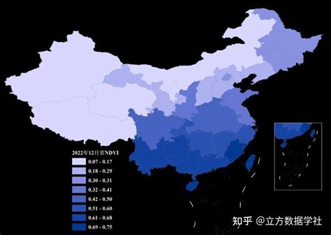 2000—2022年省市县逐月归一化植被指数（ndvi）数据 知乎