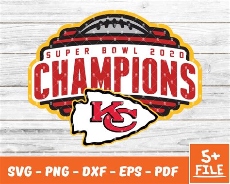 Chiefs Afc Champions Kansas City Chiefs Logokansas City Etsy