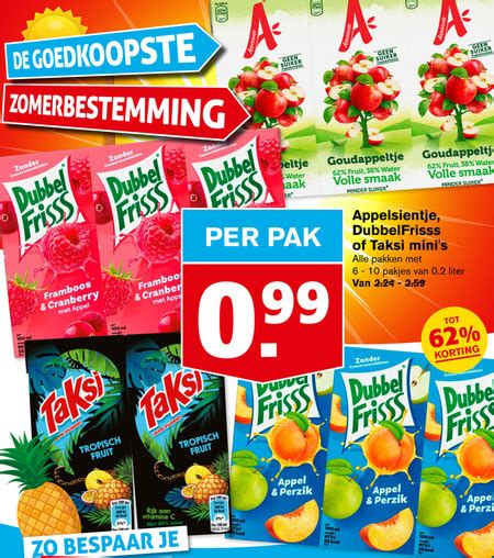 Taksi Fruitdrank Folder Aanbieding Bij Hoogvliet Details