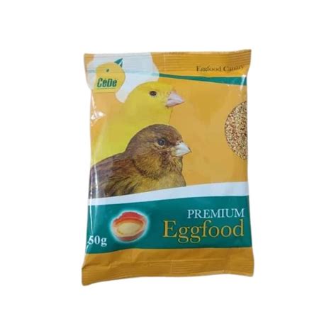 Jual CEDE PREMIUM EGG FOOD CANARY KENARI 1 SACHET 50 GRAM EGGFOOD PAKAN