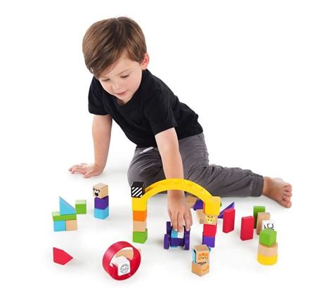 Blocs De Constructions En Bois Baby Einstein Cubes De Découverte En