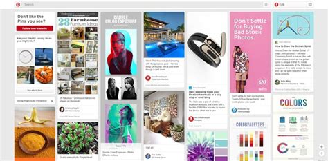 This screenshot of Pinterest's home page exemplifies the necessity for ...