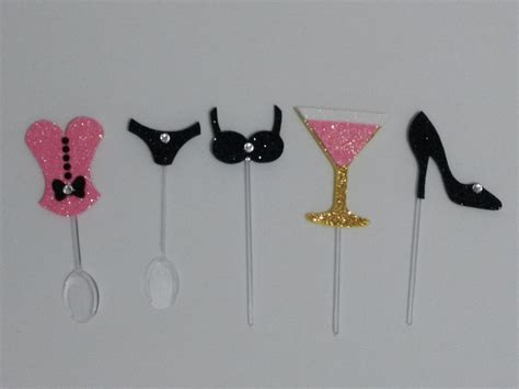 Toppers chá de lingerie Eva glitter kit c 100 U Elo7