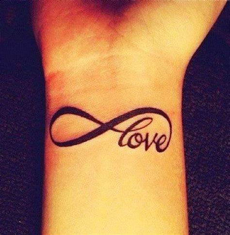 Infinity Symbol Love Tattoo Designs