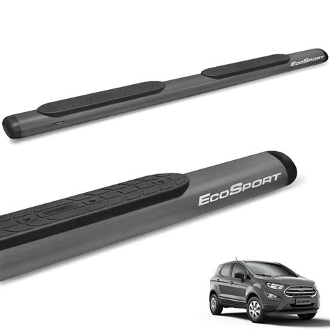 Estribo Lateral Oval Oblongo Ecosport A Onix Grafite Gtnox