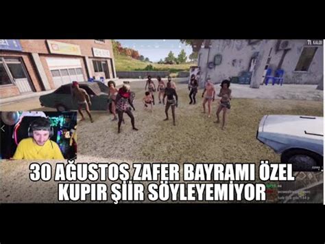 RAMMUS53 PUBG Oynuyor 30 Ağustos Zafer Bayramı Özel Şiir ve 1 lik 31 08