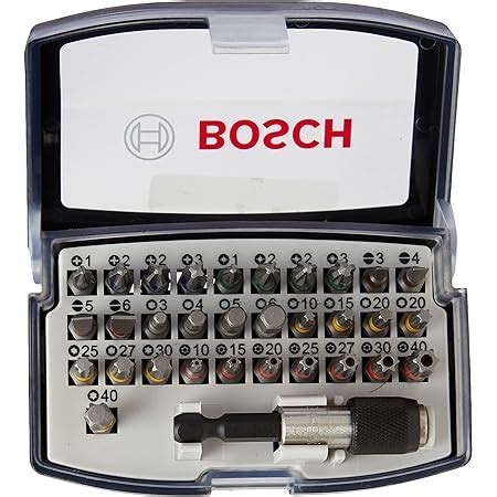 Bosch 2607017319 Screwdriver Bit Set Pro 32 Pcs Amazon