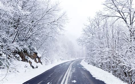 Winter Country Road Wallpapers - Wallpaper Cave