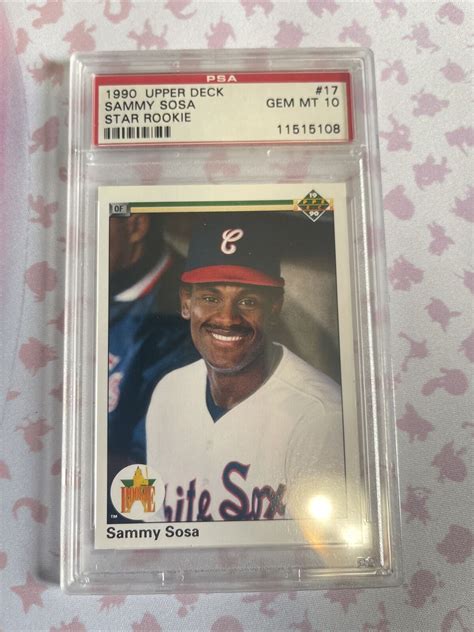 Sammy Sosa 1990 Upper Deck 17 Base Price Guide Sports Card Investor