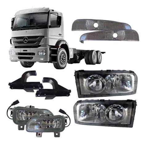 Kit Farol Milha Fortluz Mercedes Benz Axor Frete Gr Tis