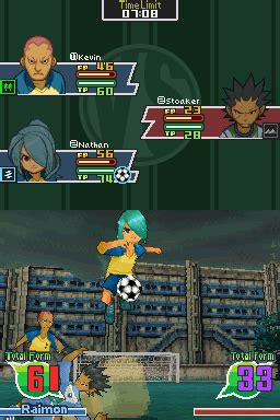 Screenshot Of Inazuma Eleven 2 Firestorm Nintendo DS 2009 MobyGames