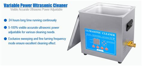 10L Ultrasonic Dental Instrument Cleaner Adjustable Power -Anonkia