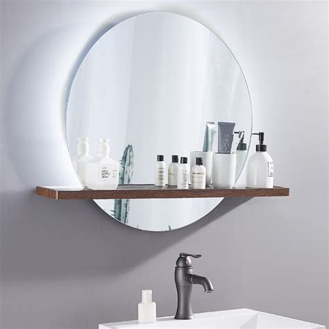 Modern Bathroom Mirrors With Shelves Semis Online