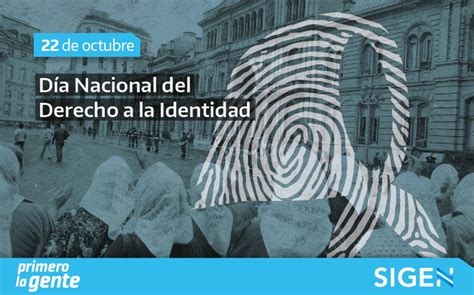 22 de octubre Día Nacional del Derecho a la Identidad Argentina gob ar